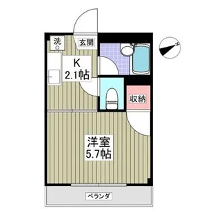 リエス伊勢原【2階】の間取り