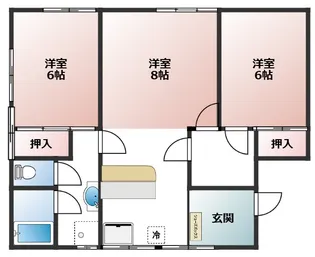 トマトハウス【1階】の間取り