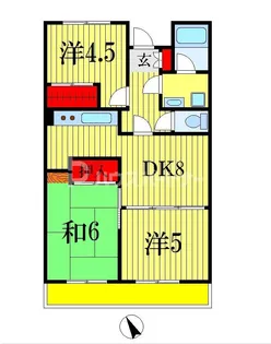 第2大越ビル【1階】の間取り