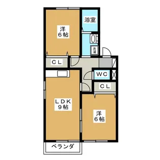 セジュール タカノ【1階】の間取り