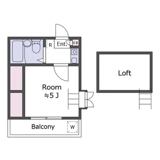 レオパレスゆき【2階】の間取り