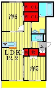 ファミーユI【2階】の間取り