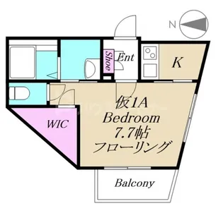 エテルノ亀有 仮)【1階】の間取り