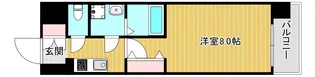 ワールドアイ難波南PORTA【9階】の間取り