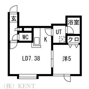 アルカディア壱番館【3階】の間取り