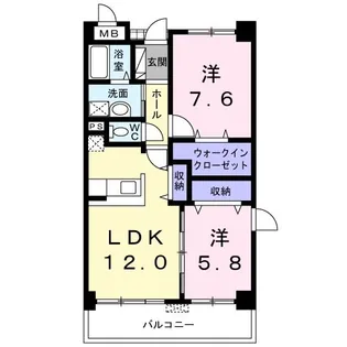 エレガント【2階】の間取り