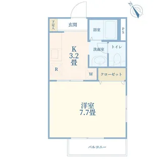 TRUSTIA 弐番館【2階】の間取り