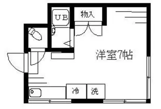 越後ハウス【2階】の間取り