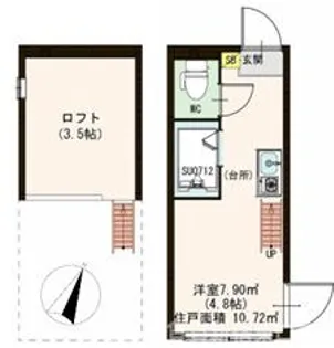 CERESIA池袋West【2階】の間取り