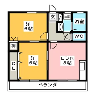 ペットシャトー【1階】の間取り