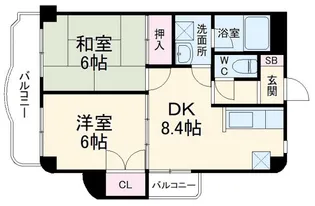 クレスト市ヶ尾【3階】の間取り