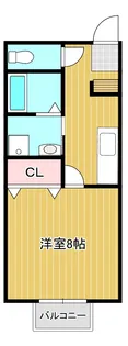 グローバルハイツA【2階】の間取り