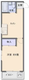 グリーンフィールド【3階】の間取り