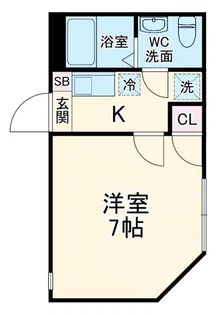グランスクエア梶ヶ谷【1階】の間取り