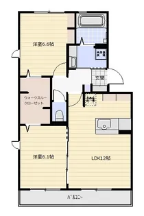 グランドゥール高柳A【3階】の間取り