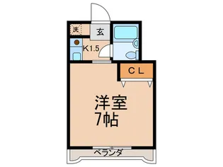 セゾン蒲田【3階】の間取り