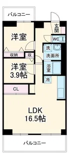 松ロイヤルビル坂戸【4階】の間取り