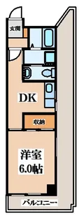 ダイアパレス住道ステーションスクエア【2階】の間取り