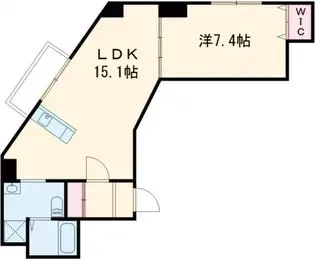 オルハレ1【3階】の間取り