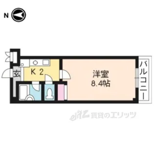 グランブルー【3階】の間取り