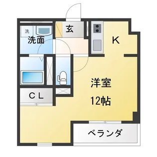 シュペール【3階】の間取り
