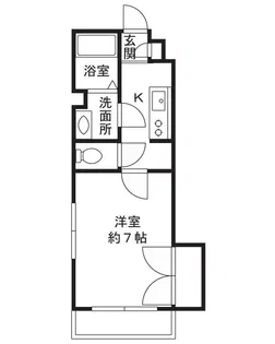 サウストレジャー【1階】の間取り