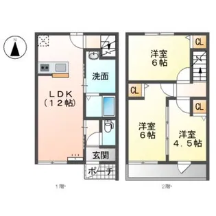 Maison Legame(メゾン レガーメ)【1階】の間取り