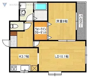 ファーストクラス白新町【3階】の間取り