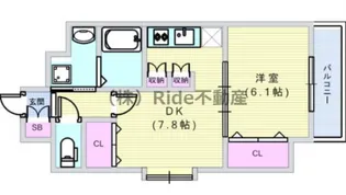 Varius長居公園【10階】の間取り