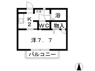 フォルムKS【1階】の間取り