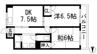 メゾン三宅2【2階】の間取り