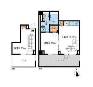 2LDKの間取り画像