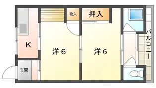 高宮マンション【3階】の間取り