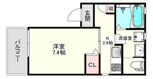 CasaVerde東中野【3階】の間取り
