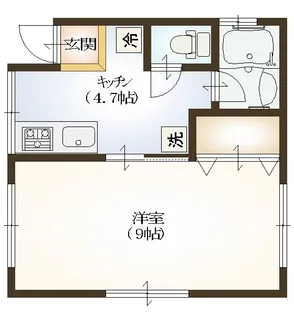 コーポ高岡【1階】の間取り