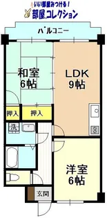 足立インターハイツ【4階】の間取り