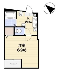 トライベッカ【1階】の間取り