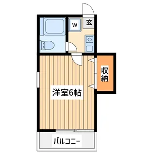 原田ハイツ【2階】の間取り