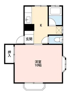 コーポシャルムI【1階】の間取り