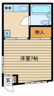 浜コーポ【1階】の間取り
