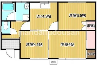 鹿児島県曽於市末吉町諏訪方【一戸建】の間取り