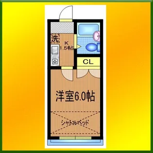 ハイムカトレア田無II【1階】の間取り