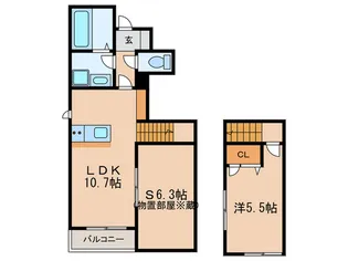 ベルリードM´sの間取り