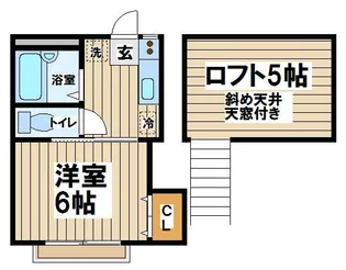 コーポ須賀【1階】の間取り