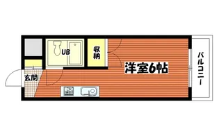 サウスヒルズ【4階】の間取り