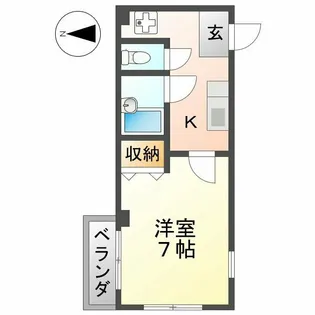 WEST COAST【2階】の間取り
