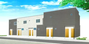 岡山県岡山市北区庭瀬【アパート】の外観