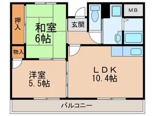 21世紀ペガサスIII【4階】の間取り