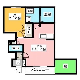 plaisir【2階】の間取り