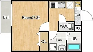 ジーメゾン埼玉本郷町【3階】の間取り